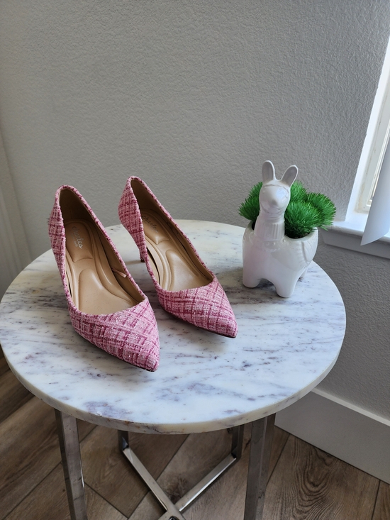 Charles By Charles David Shoes - Charles By Charles David - Pink Tweed Pointed-Toe Women’s Pumps